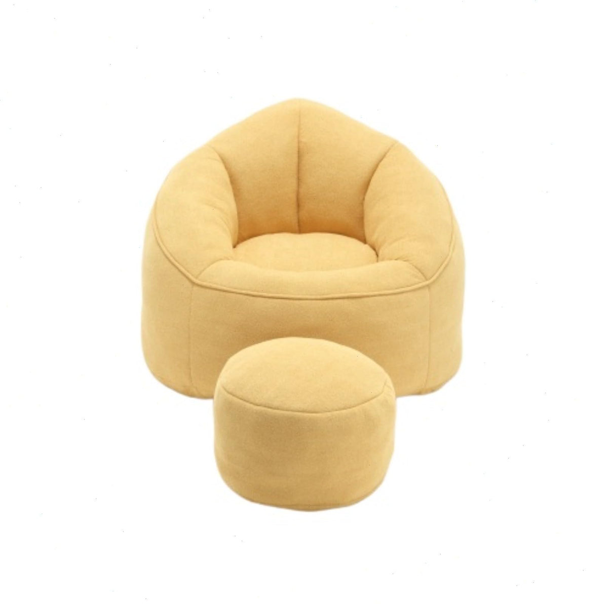 Microfiber Memory Foam Bean Bag Chair with Footstool B8862