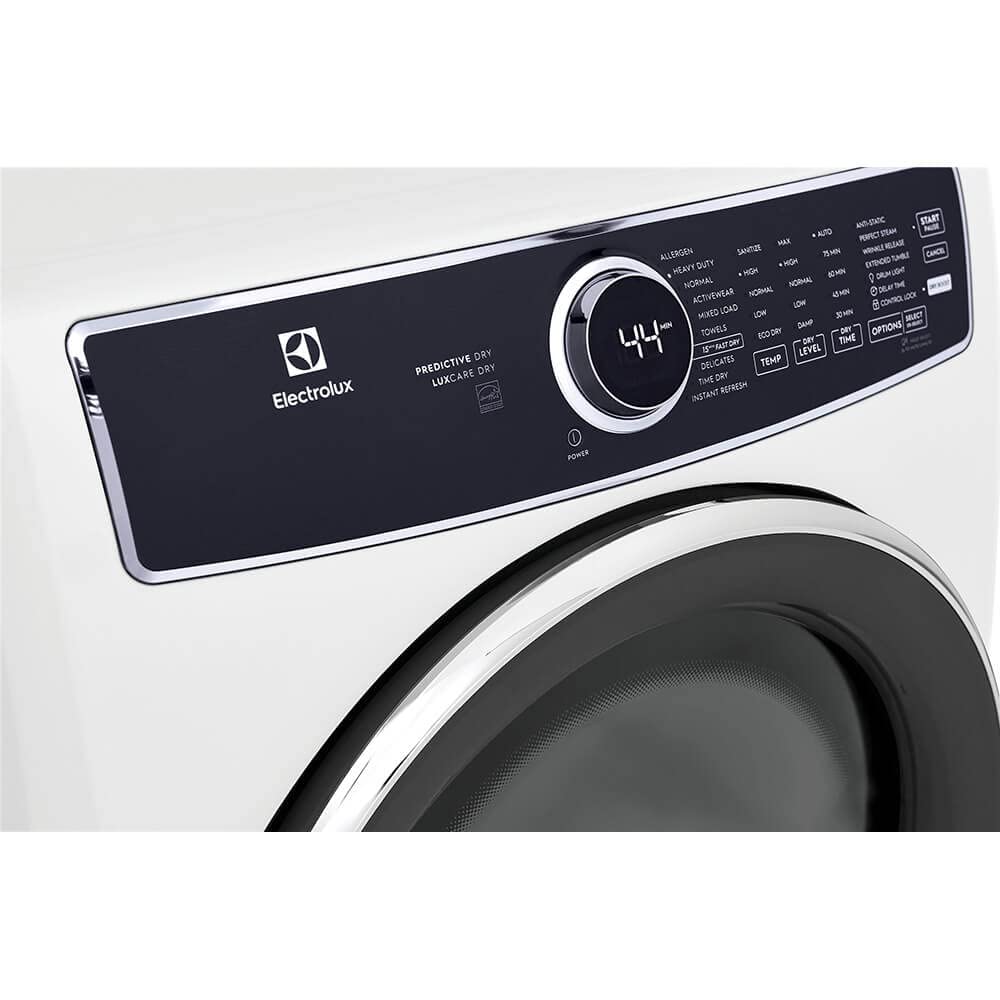 White 8 cu. ft. Vented Front Load Stackable Electric Dryer C93787