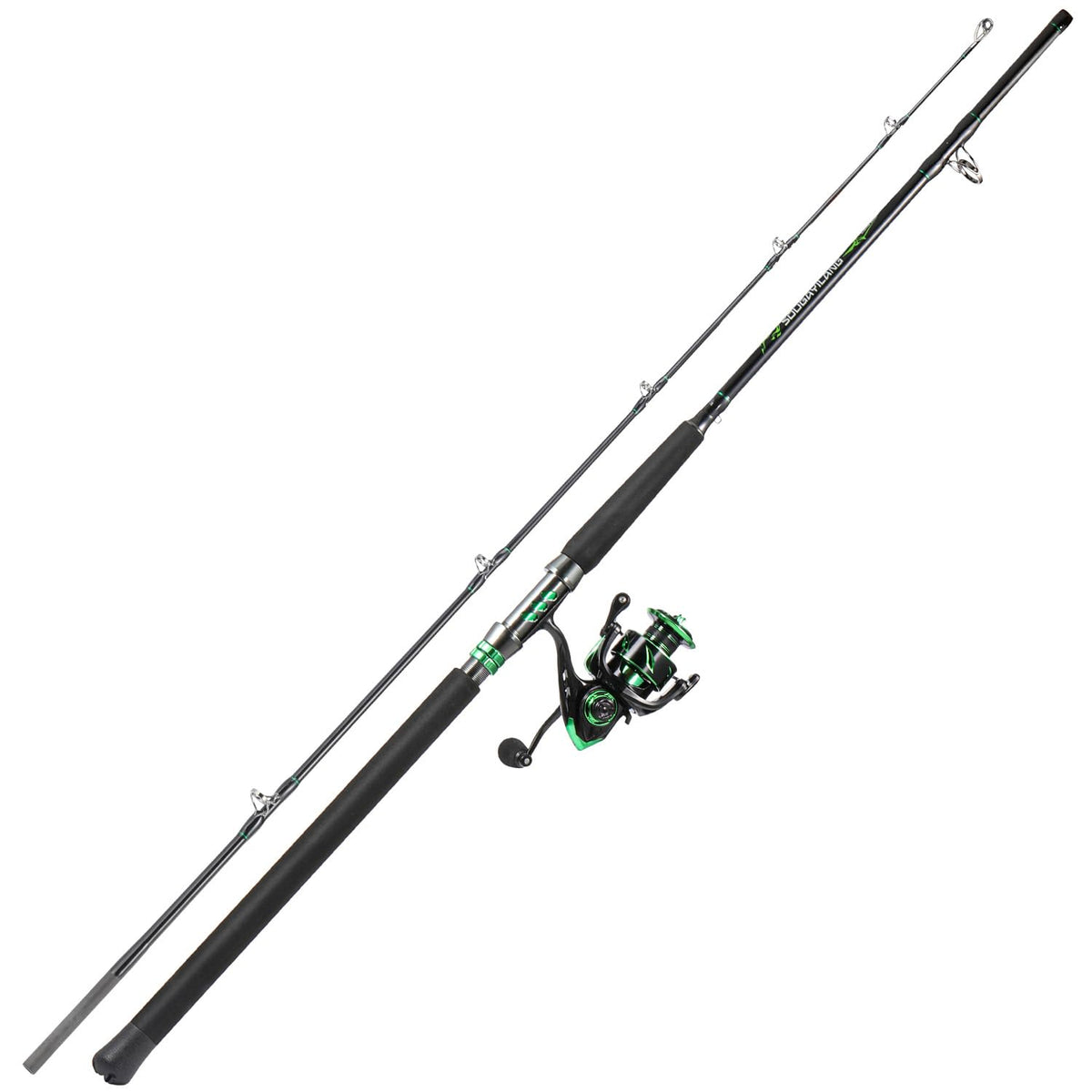 7ft MH 2-Piece Spinning Rod and 4000 Reel T78013