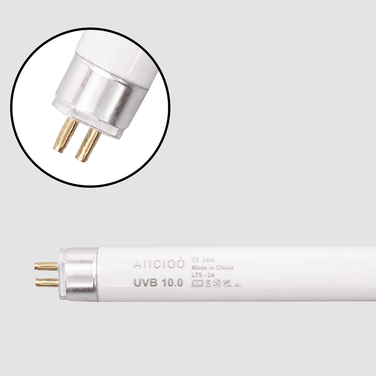 T5 HO 10.0 UVB Fluorescent Lamp 22" 24W M45112