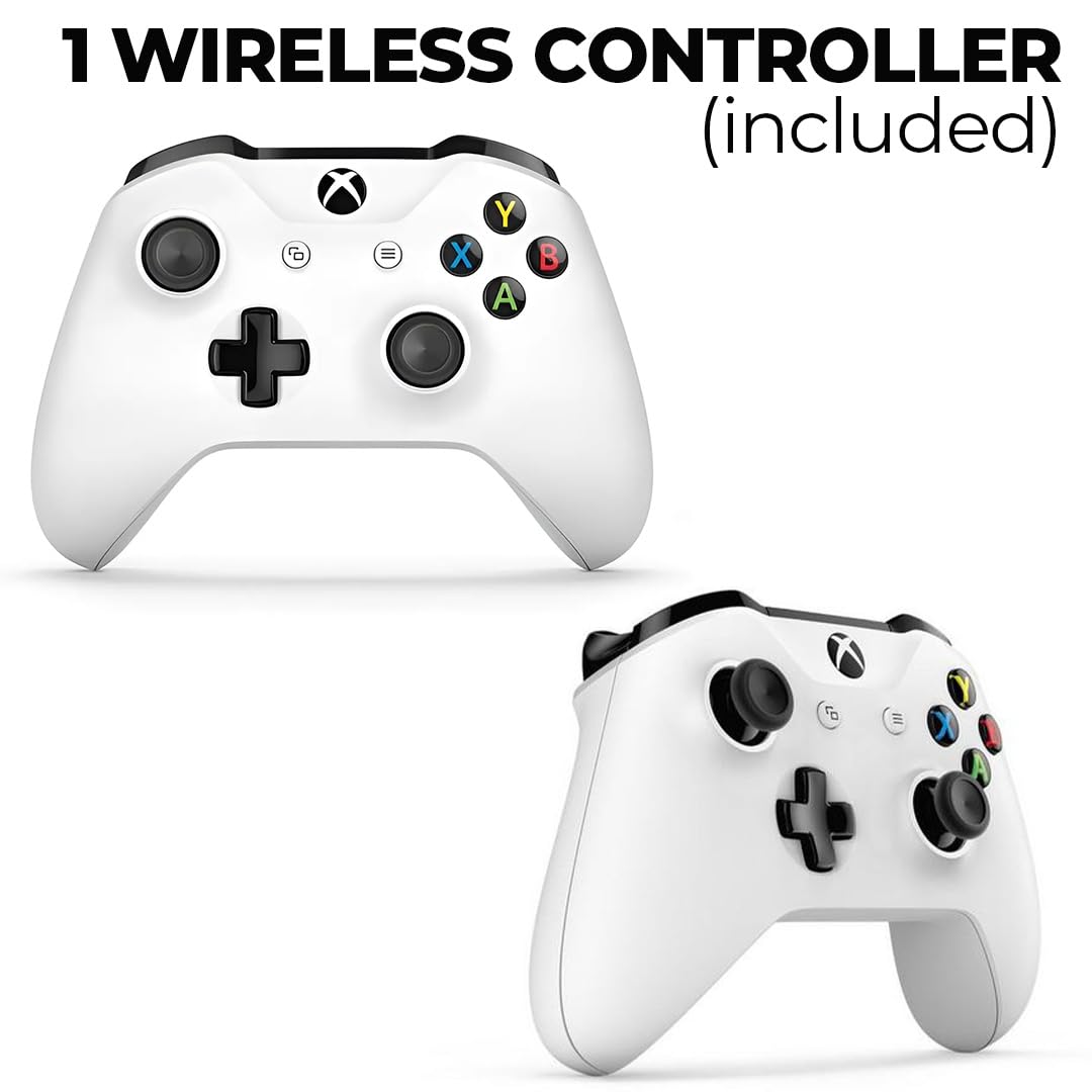 White 1TB All-Digital Console Bundle with Wireless Controller R734