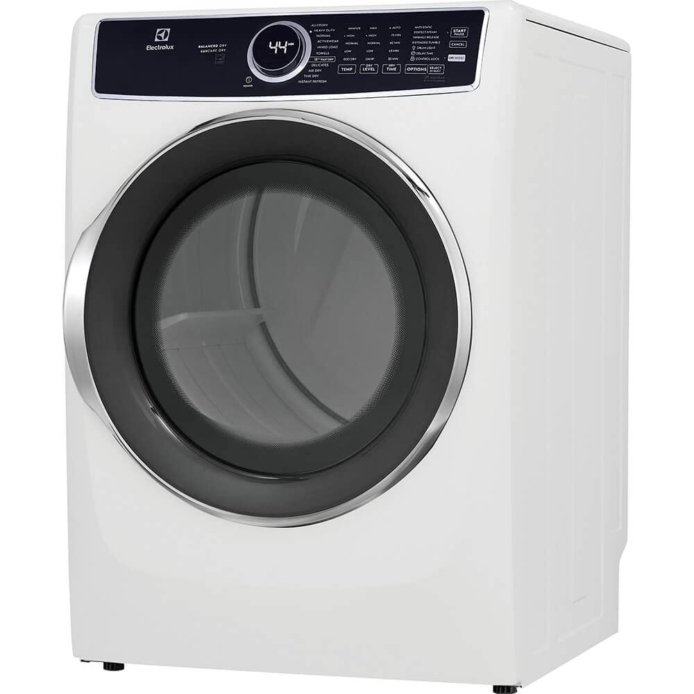 White 8 cu. ft. Vented Front Load Stackable Electric Dryer C93787