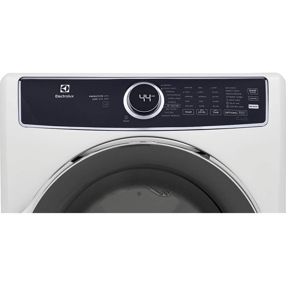 White 8 cu. ft. Vented Front Load Stackable Electric Dryer C93787