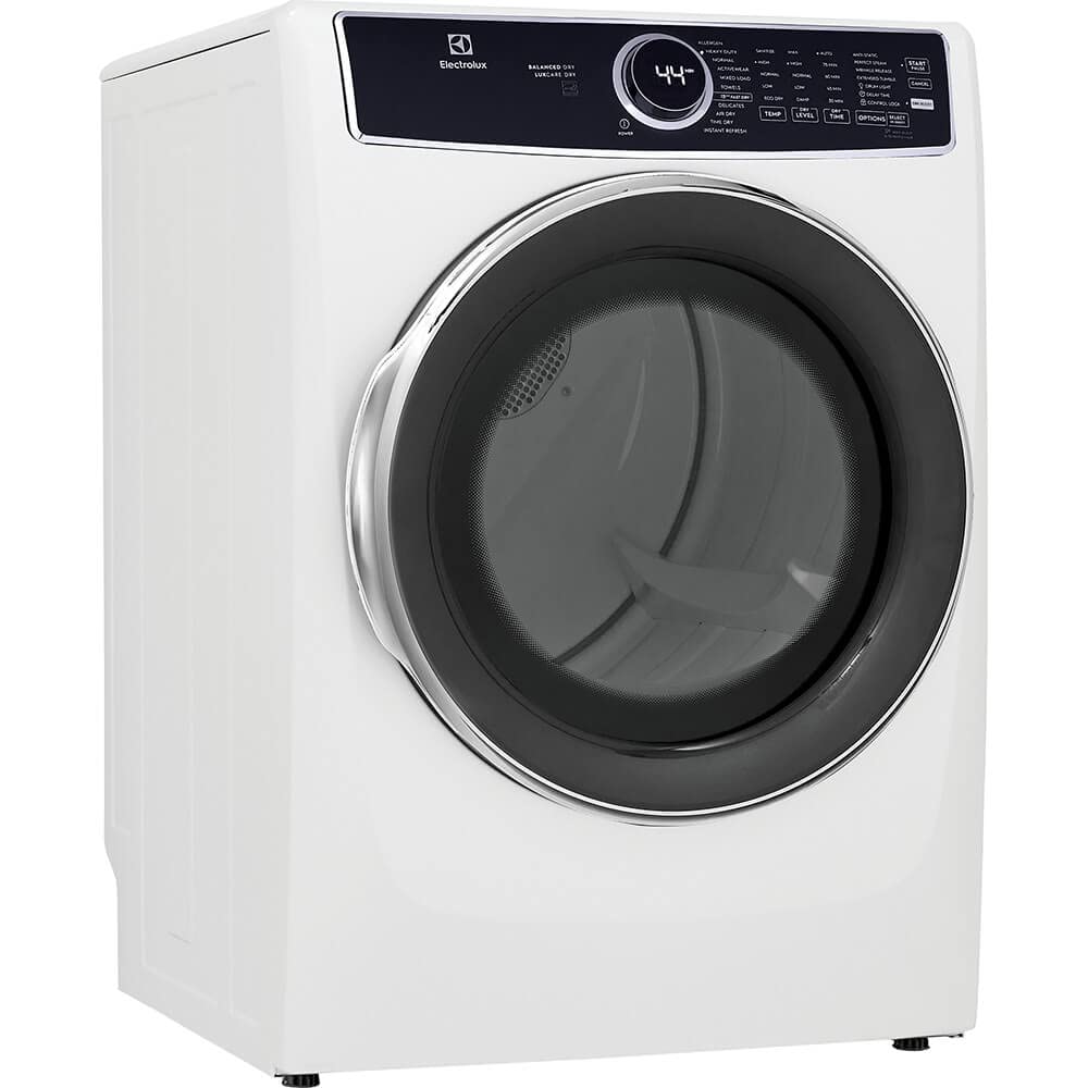 White 8 cu. ft. Vented Front Load Stackable Electric Dryer C93787