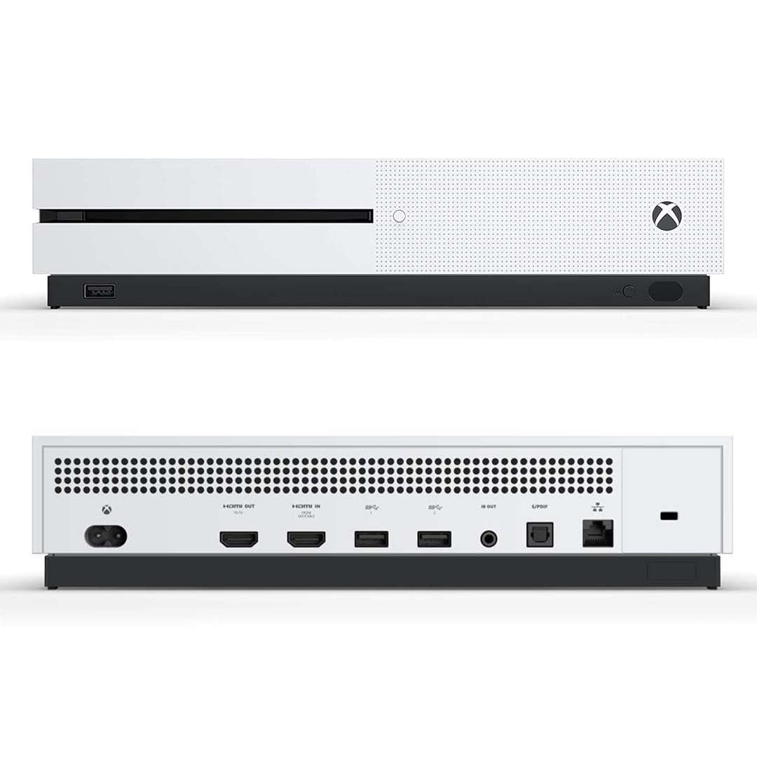 White 1TB All-Digital Console Bundle with Wireless Controller R734