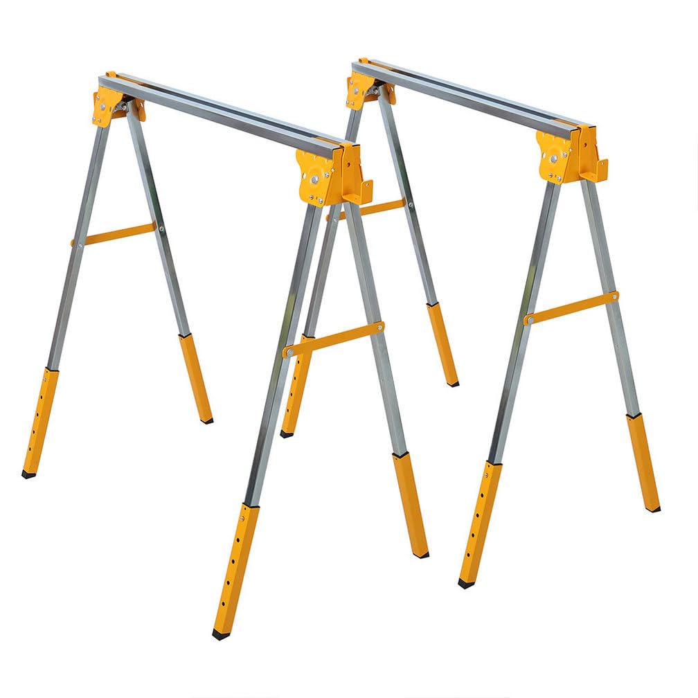 2 Pack Adjustable Steel Saw Horses N5139