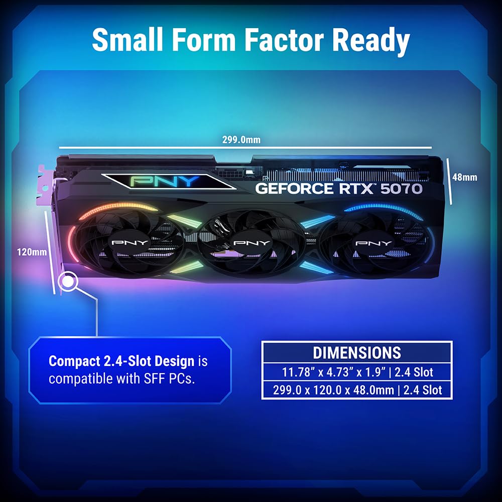 NVIDIA GeForce RTX 5070 Triple-Fan Graphics Card H569