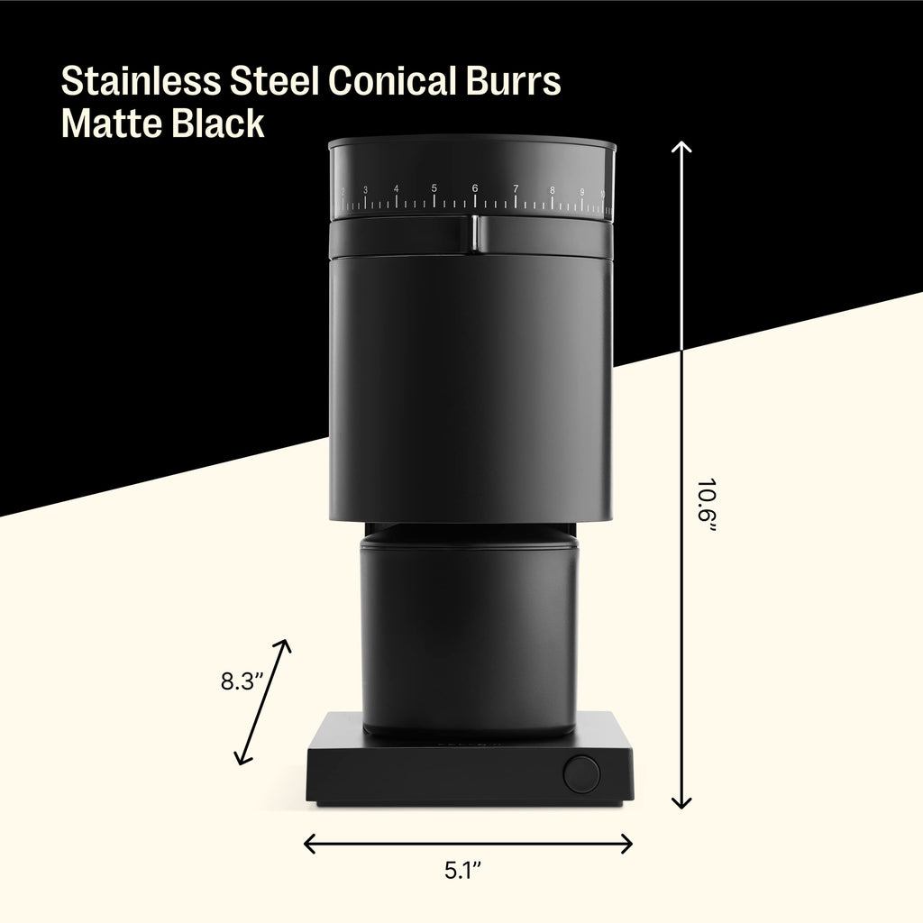 Conical Burr Coffee Grinder, 41 Settings, Black U67676