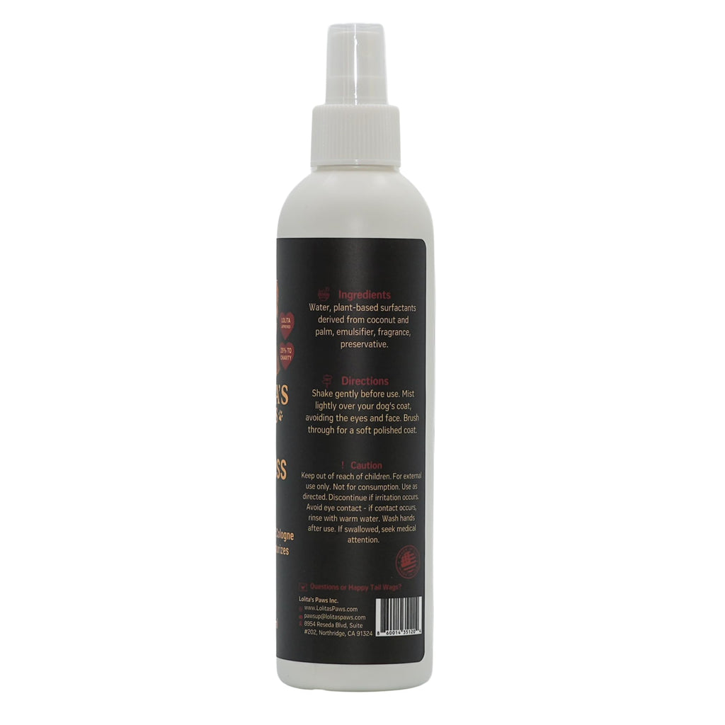 Masculine Dog Cologne Deodorizing Pet Spray 8 oz R2981