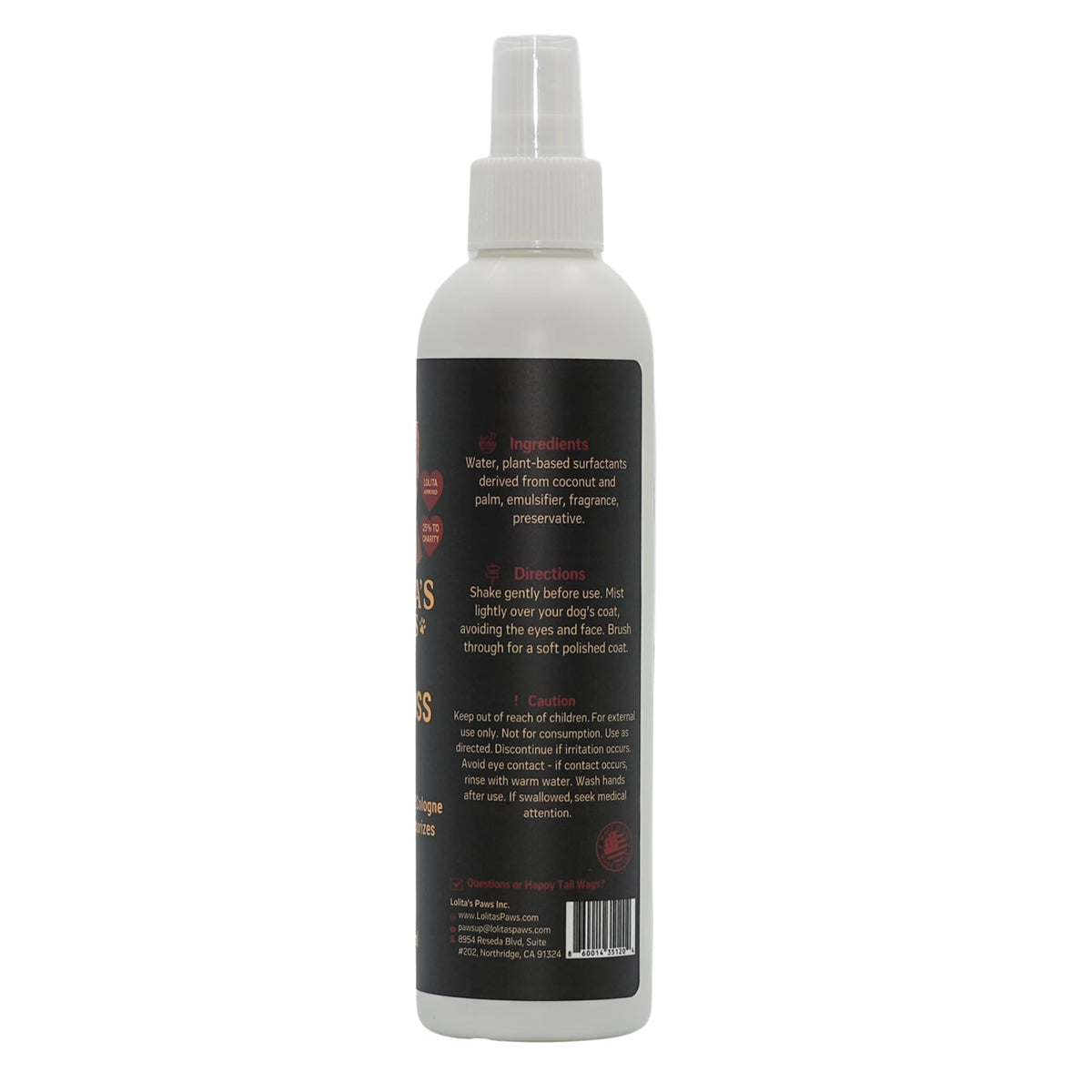 Masculine Dog Cologne Deodorizing Pet Spray 8 oz R2981