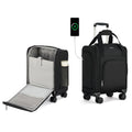 Black 16-inch Underseat Carry On Luggage with Wheels B9977