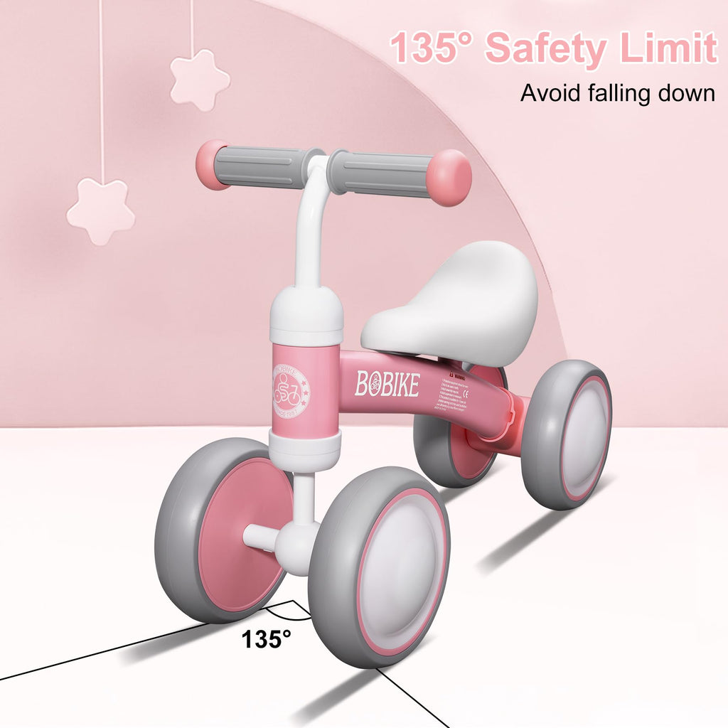 Baby Balance Bike 4 Wheels No Pedal J3742