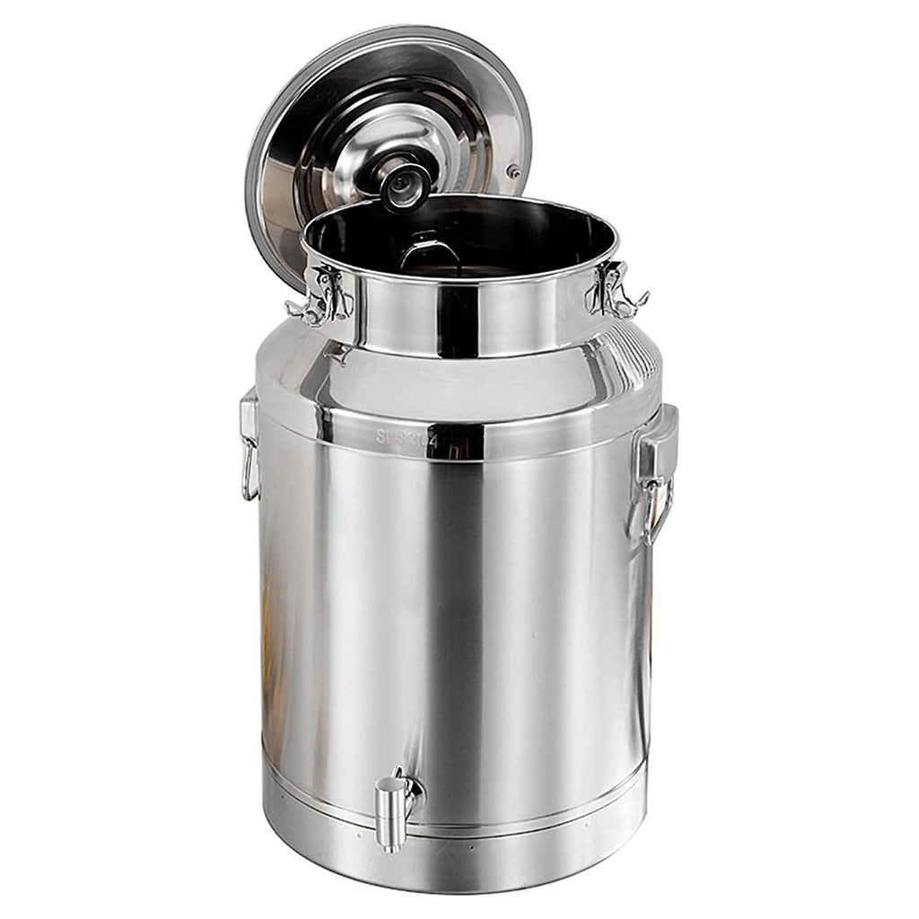 304 Stainless Steel Airtight Food Storage Container with Lid Faucet and Handles F326635
