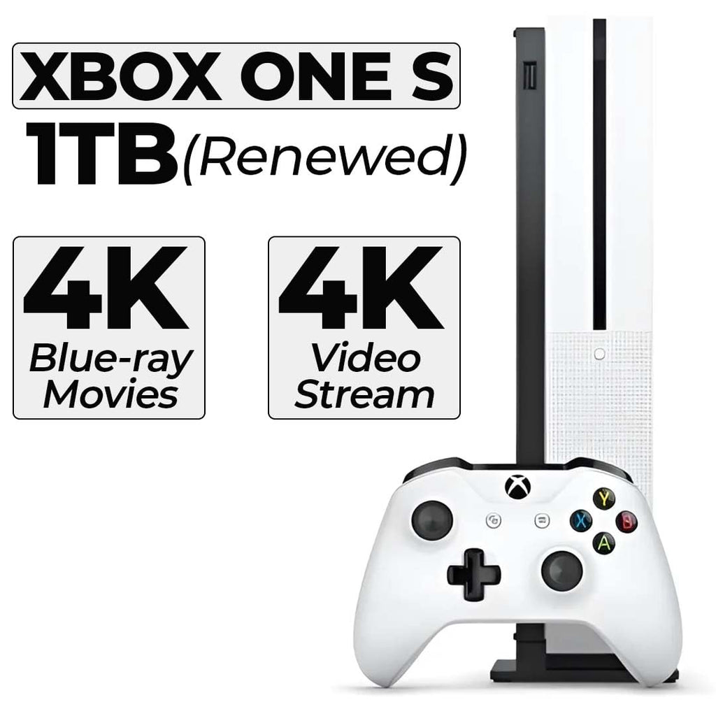White 1TB All-Digital Console Bundle with Wireless Controller R734