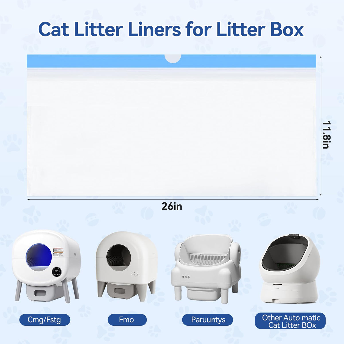 Automatic Litter Box Bags 26"x11.8" U530