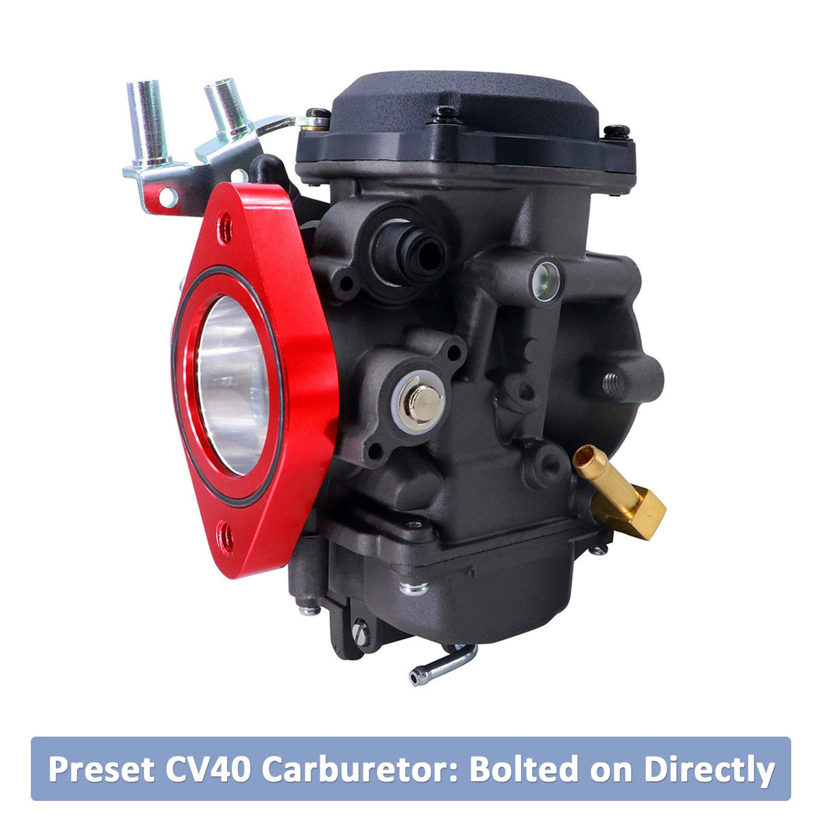 CV40 Carburetor & Intake Manifold Red Y6042