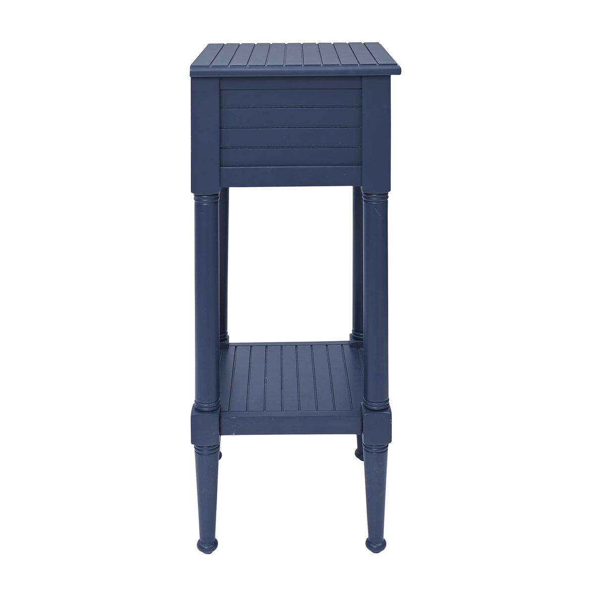 Navy Small Accent Table with Storage W72114