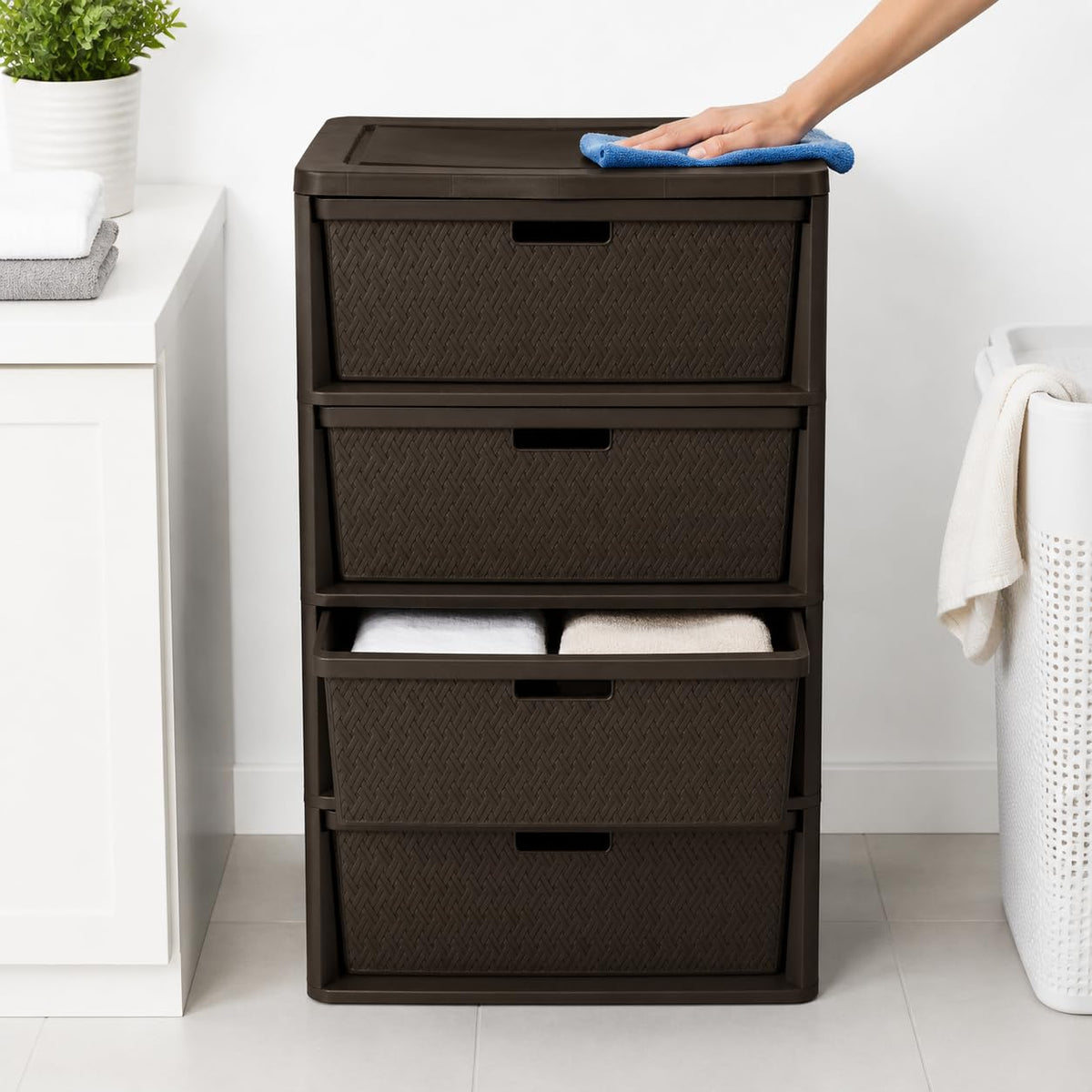 4 Drawer Plastic Storage Organizer V77856