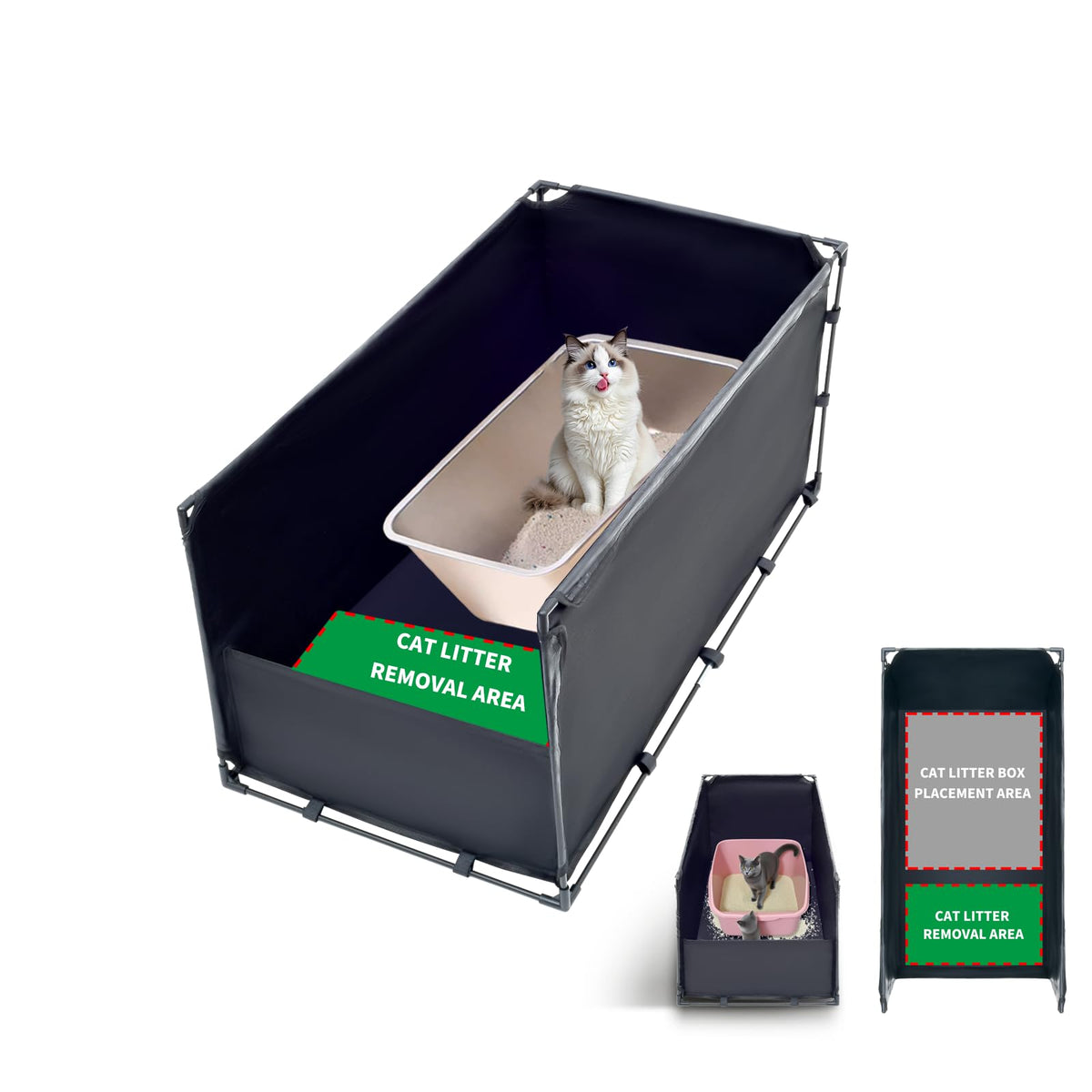 Large Cat Litter Box Enclosure F1982