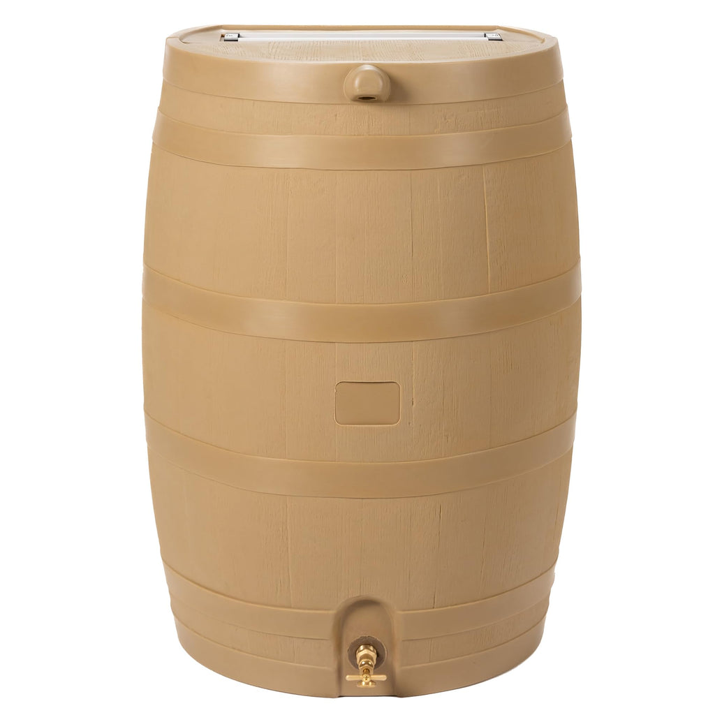 50-Gallon Rain Water Collection Barrel with Brass Spigot L794