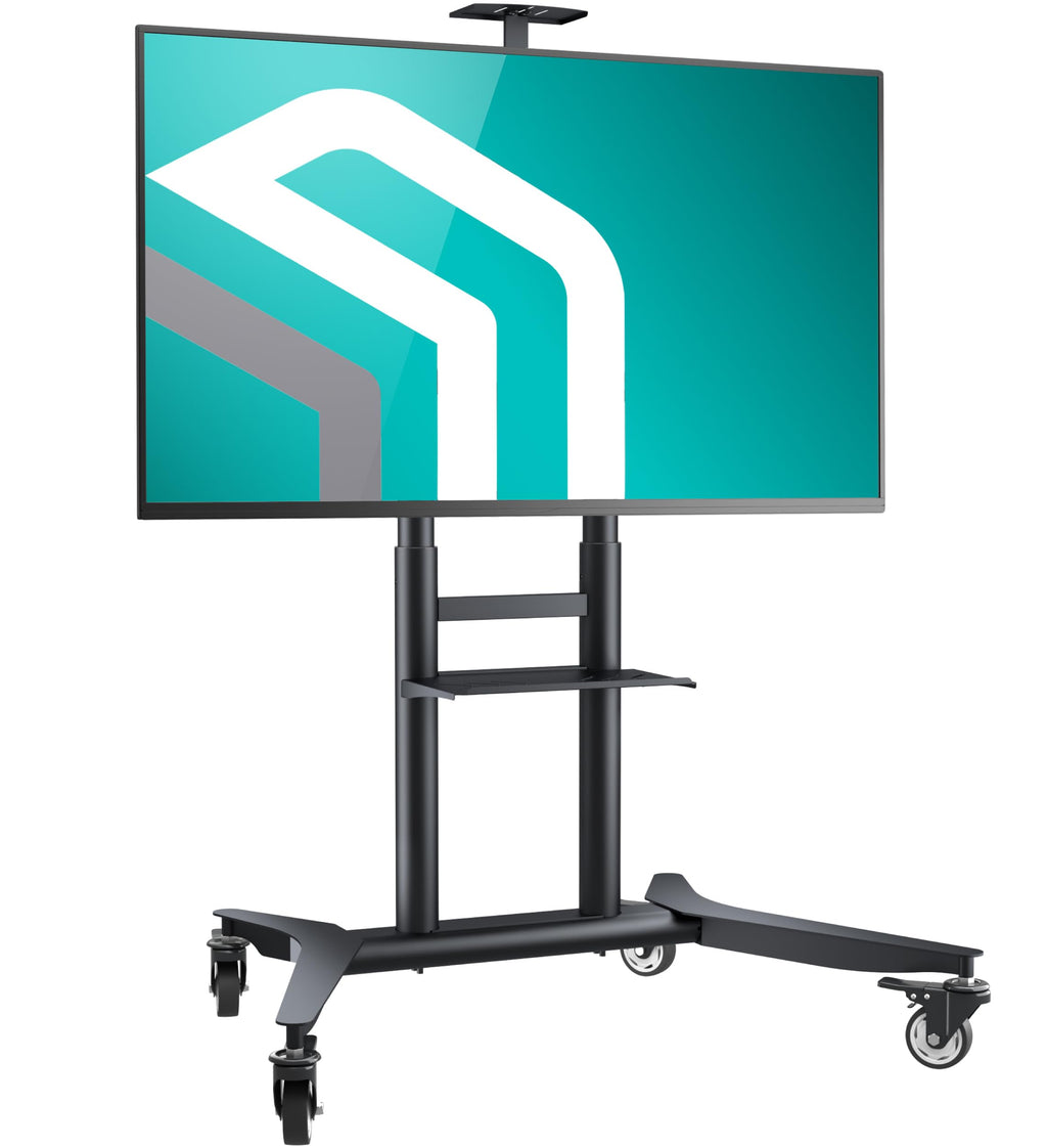 Mobile TV Stand 55-90 Inch Black C8293