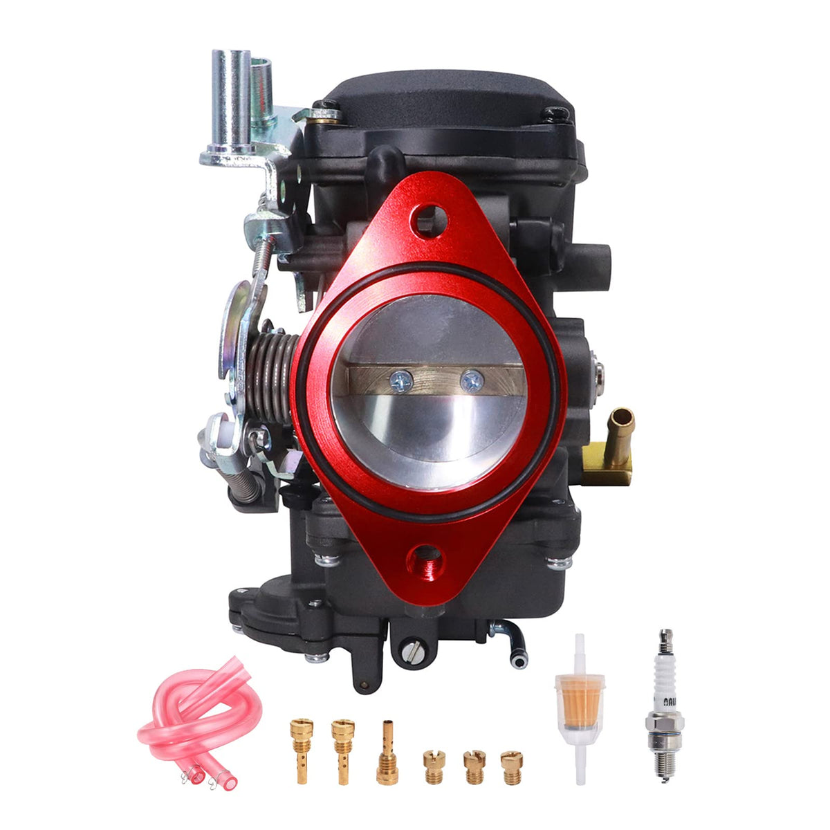 CV40 Carburetor & Intake Manifold Red Y6042