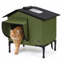 Weatherproof Insulated Outdoor Cat House P53221