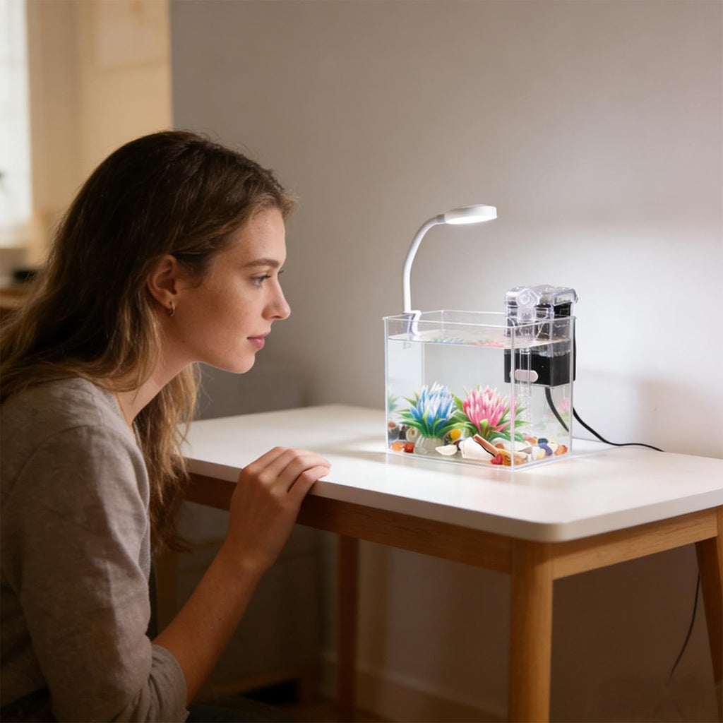 Small Aquarium with LED Lights M5316