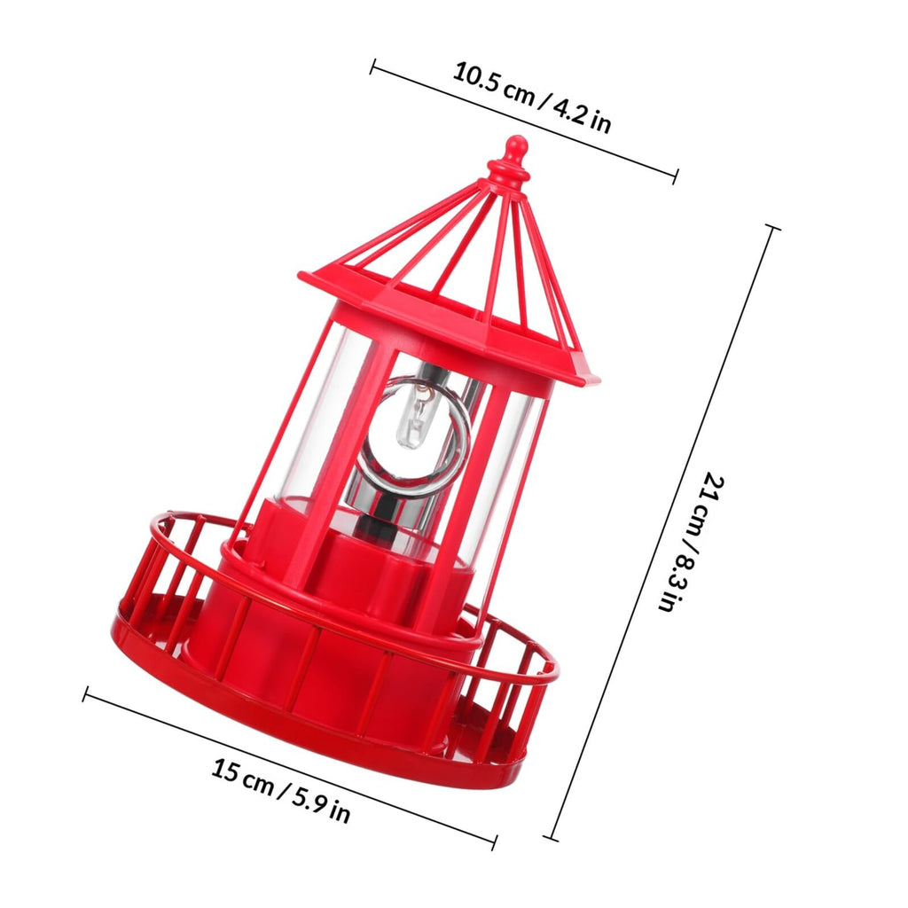 Solar Powered Rotating Lighthouse A29765
