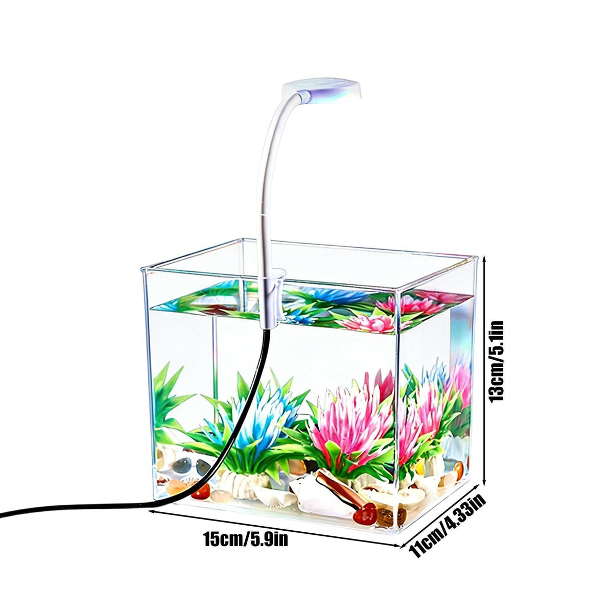 Small Aquarium with LED Lights M5316