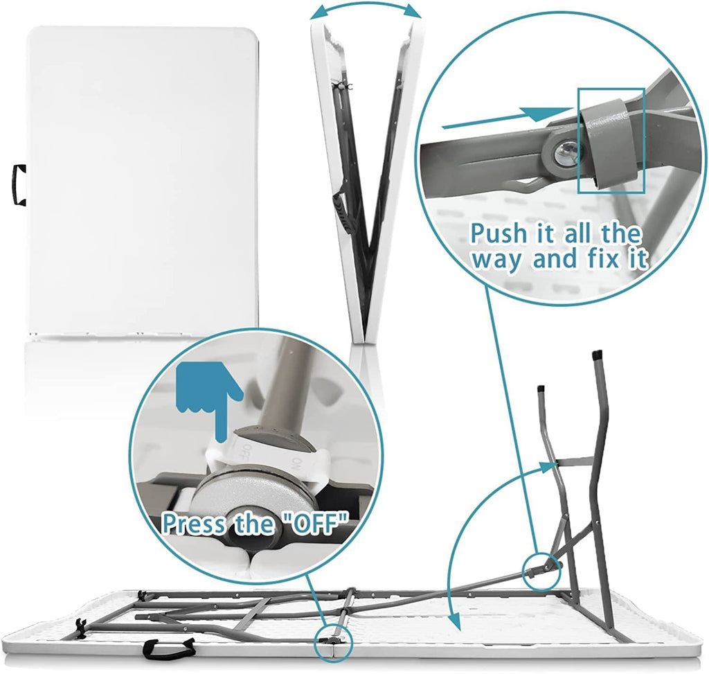 White Folding Table N72484