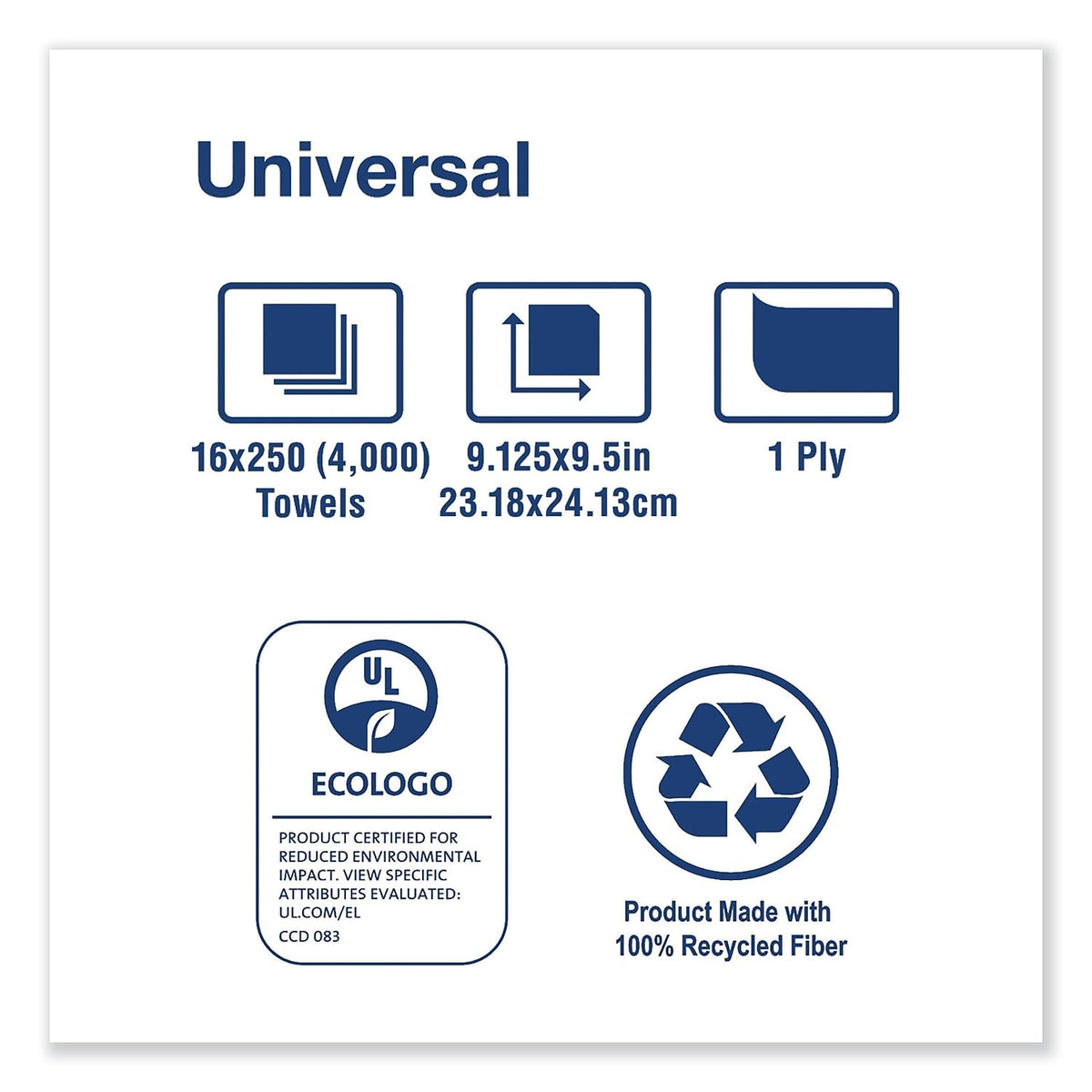 Multifold Hand Towel Natural 16 x 250 Sheets F885547