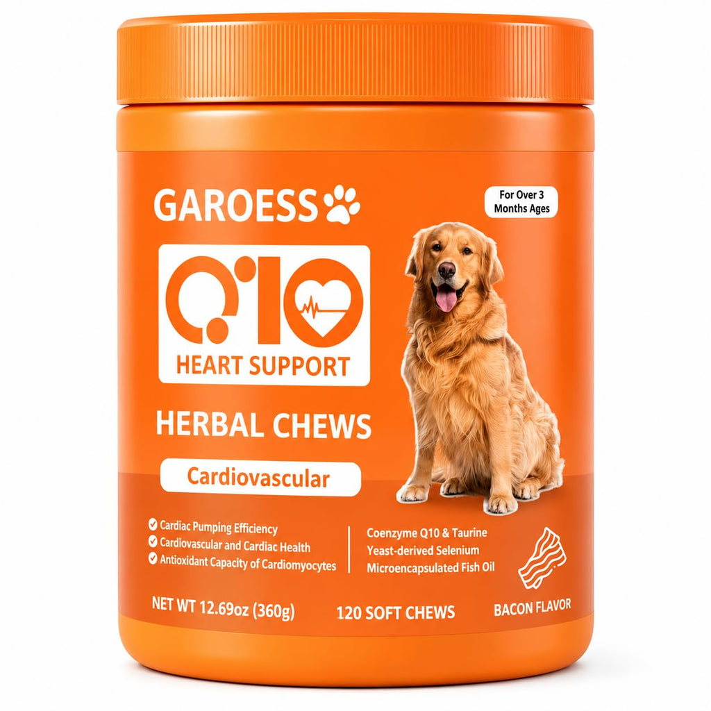 Bacon Flavor 120 Count CoQ10 Chews for Dogs U89205