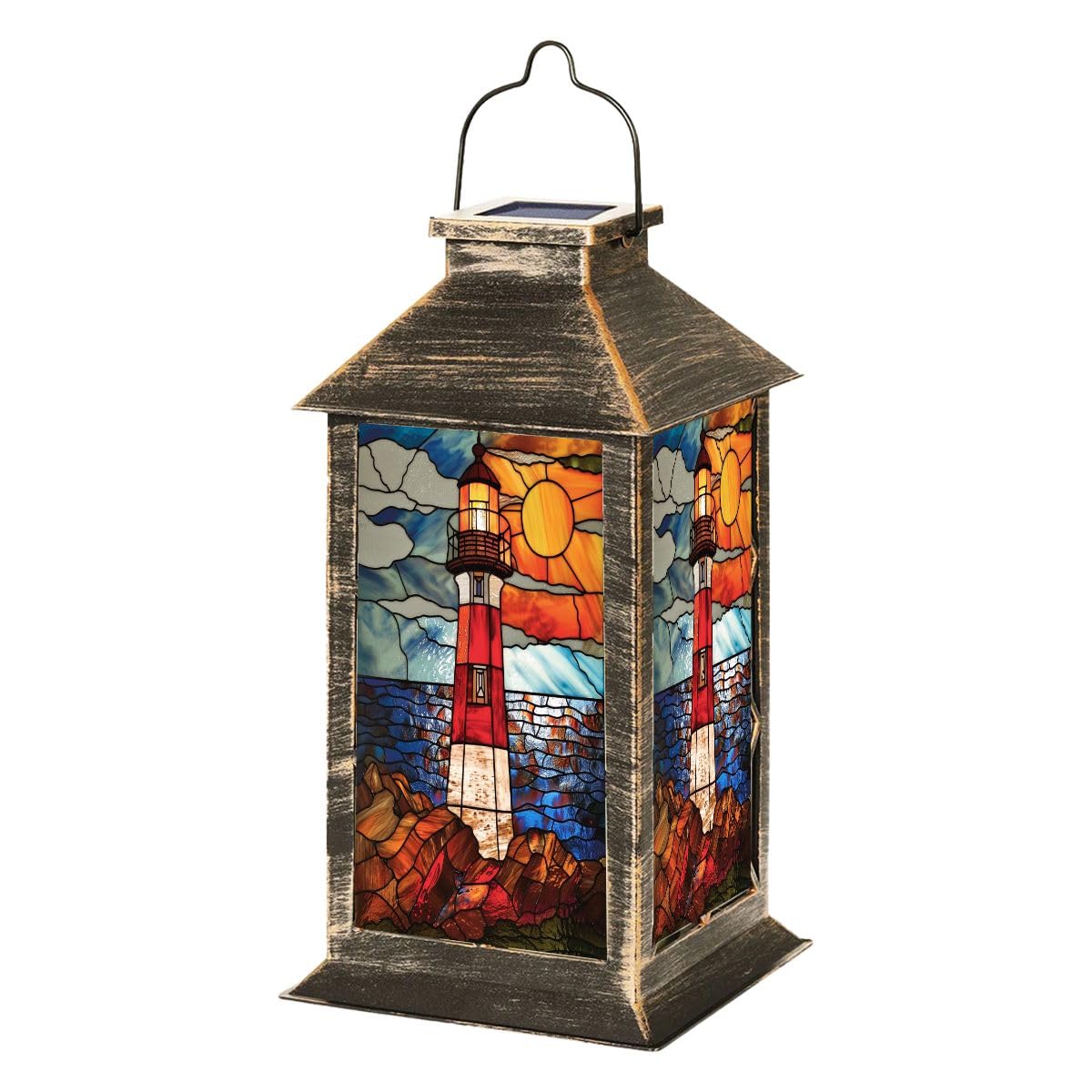 Solar Powered Waterproof Hanging Lantern O4716