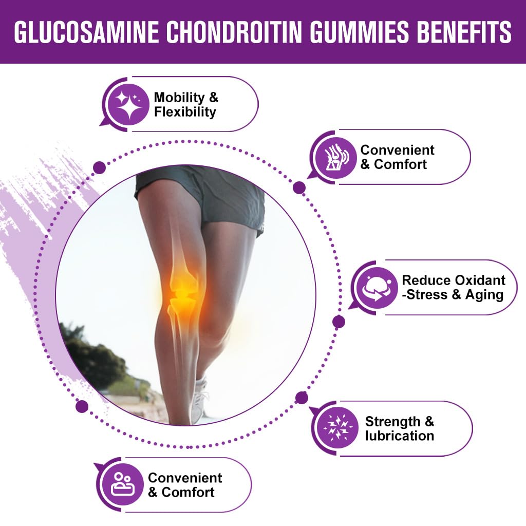 Glucosamine Chondroitin Gummies with MSM & Elderberry 2 Pack R42741