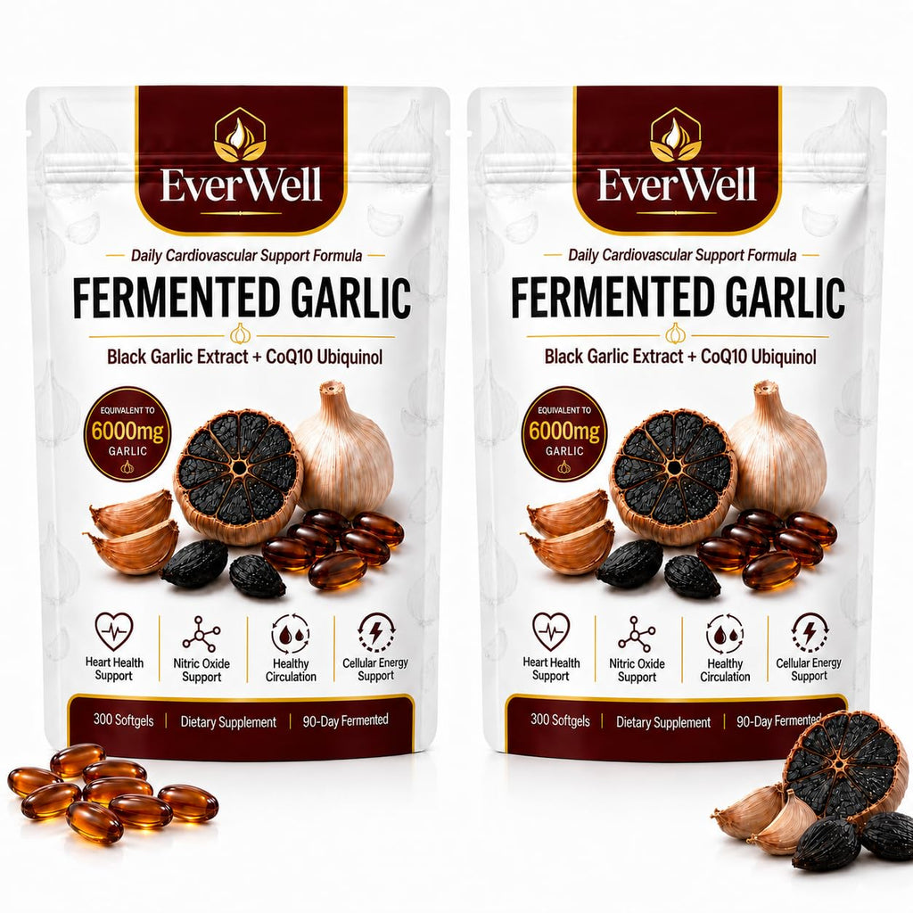 Black Garlic CoQ10 Softgels, 300 Softgels T62953