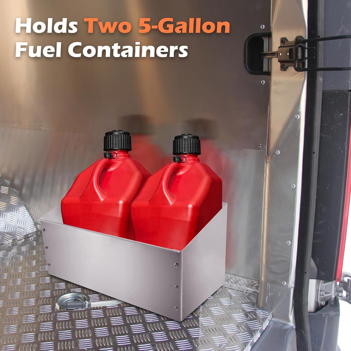 Aluminum Fuel Jug Holder D7619