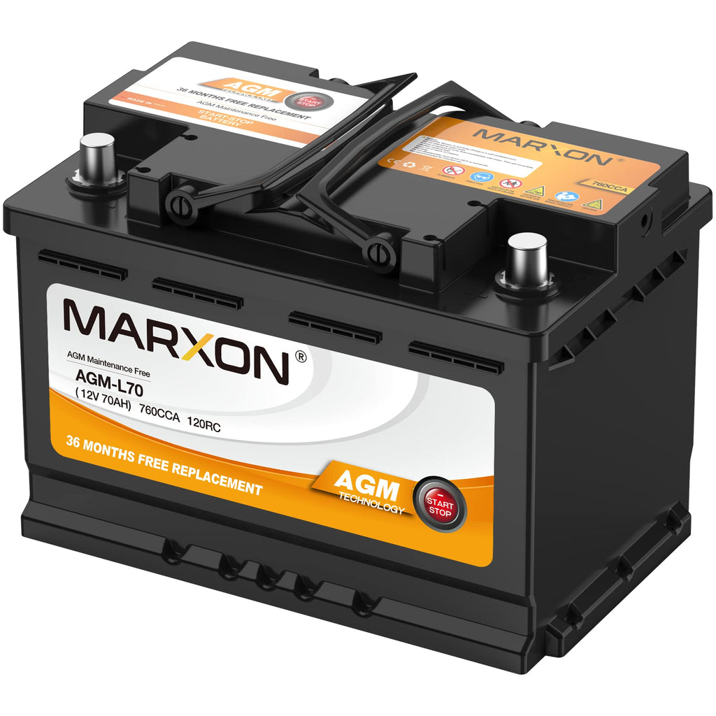 12v 70AH 760CCA AGM Car Battery X858