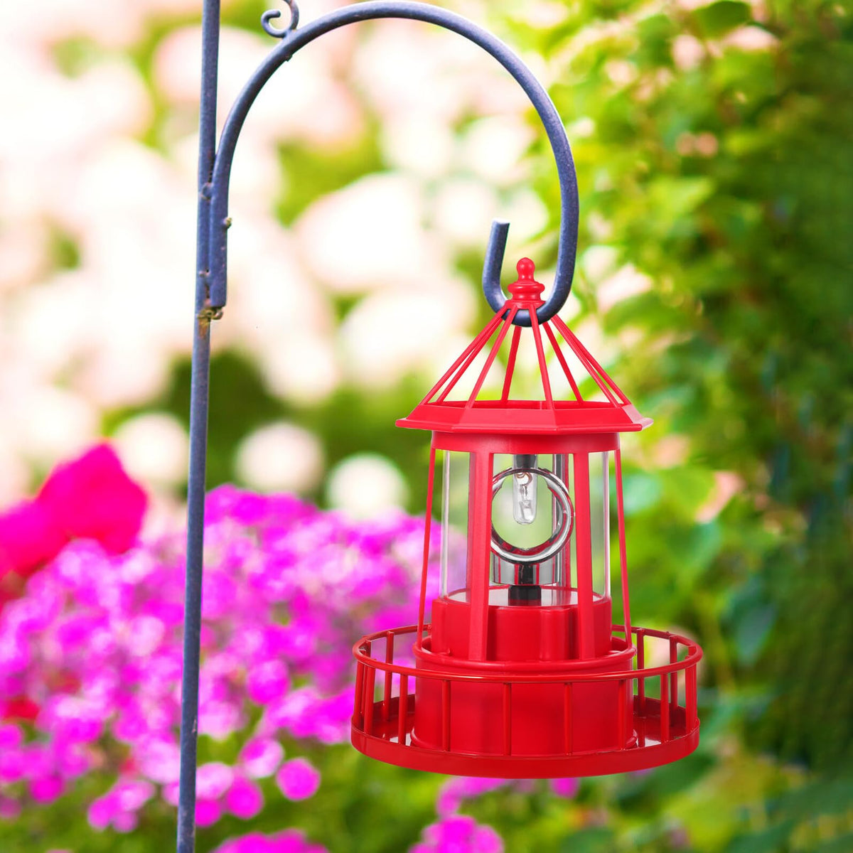 Solar Powered Rotating Lighthouse A29765