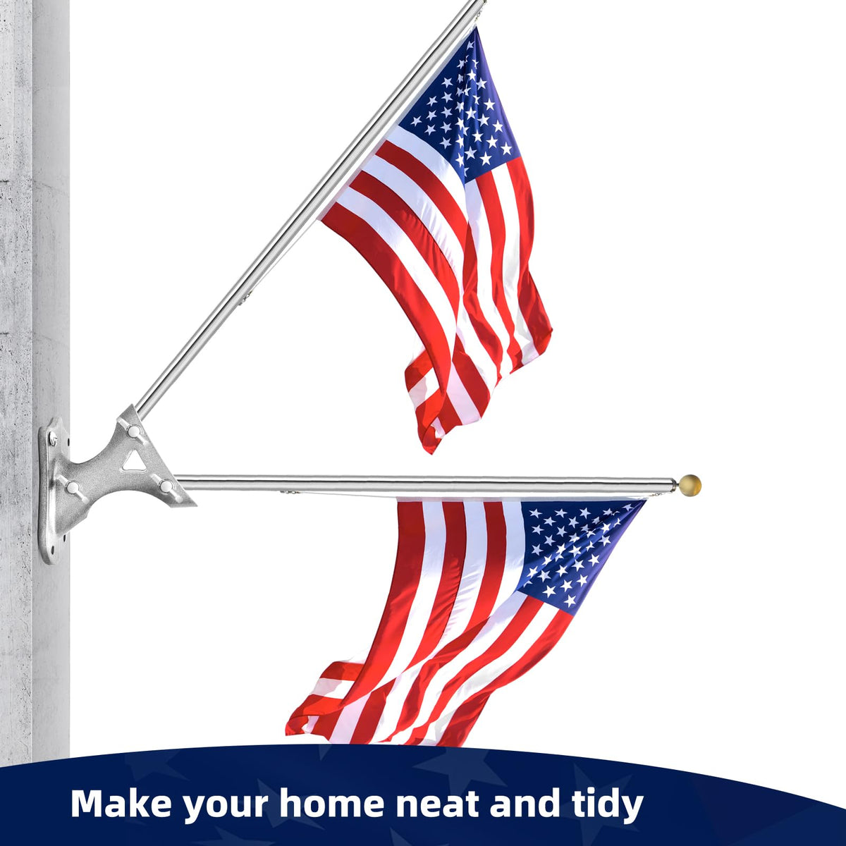 Heavy Duty Flag Pole Mounting Bracket M777653