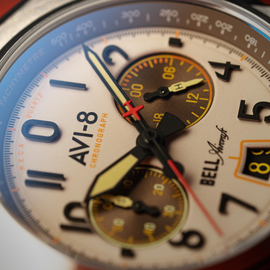 41mm Chronograph Watch with Leather Strap N591585