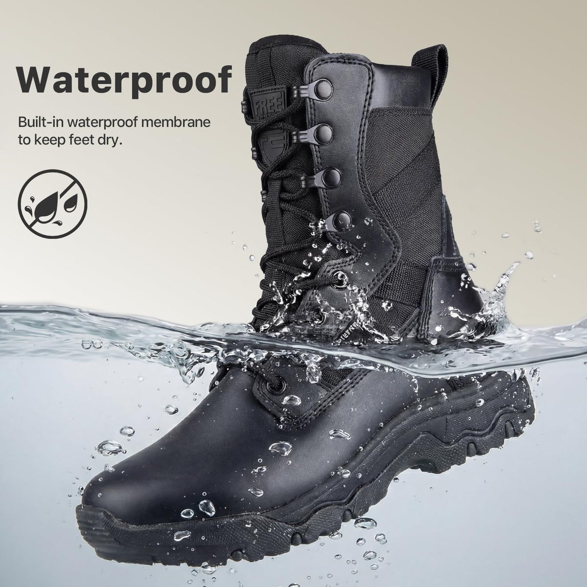 Women's 8 Inches Lightweight Tactical Boots W136