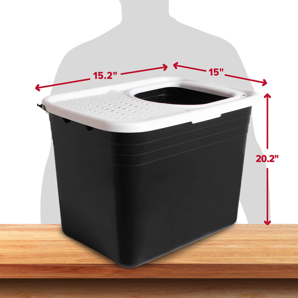 Top Entry Litter Box with Filter L5576