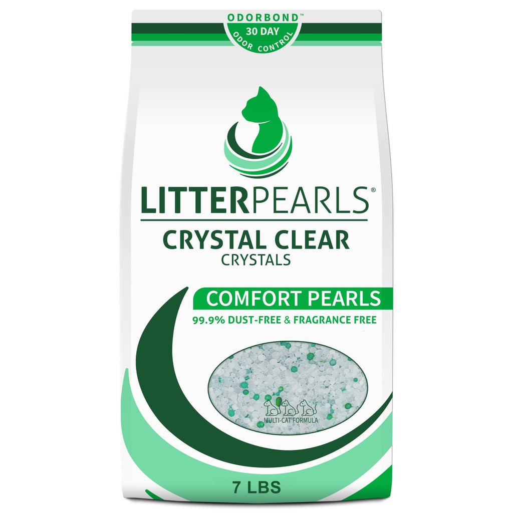 Unscented Non-Clumping Crystal Cat Litter, 7 lb F5783
