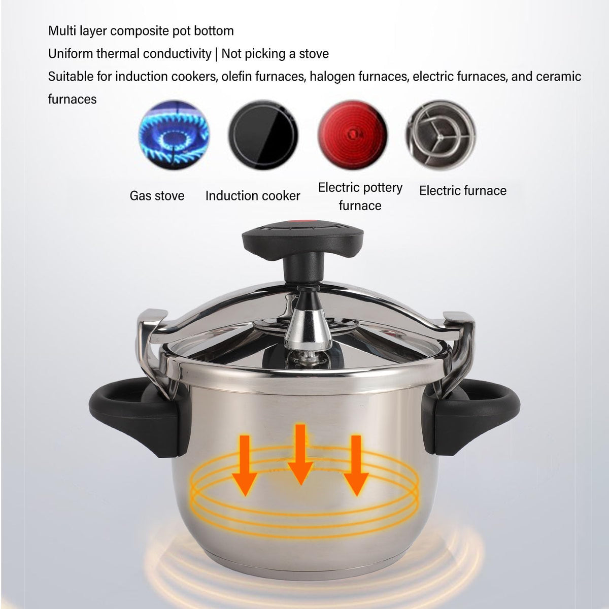 Stainless Steel 3L Pressure Cooker U800989