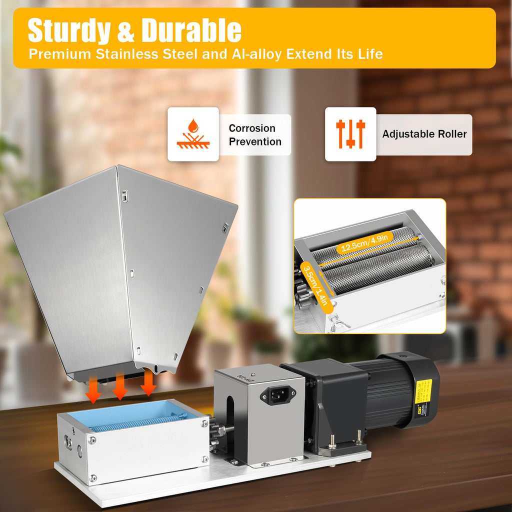 110V 60W Stainless Steel Grain Mill P735620