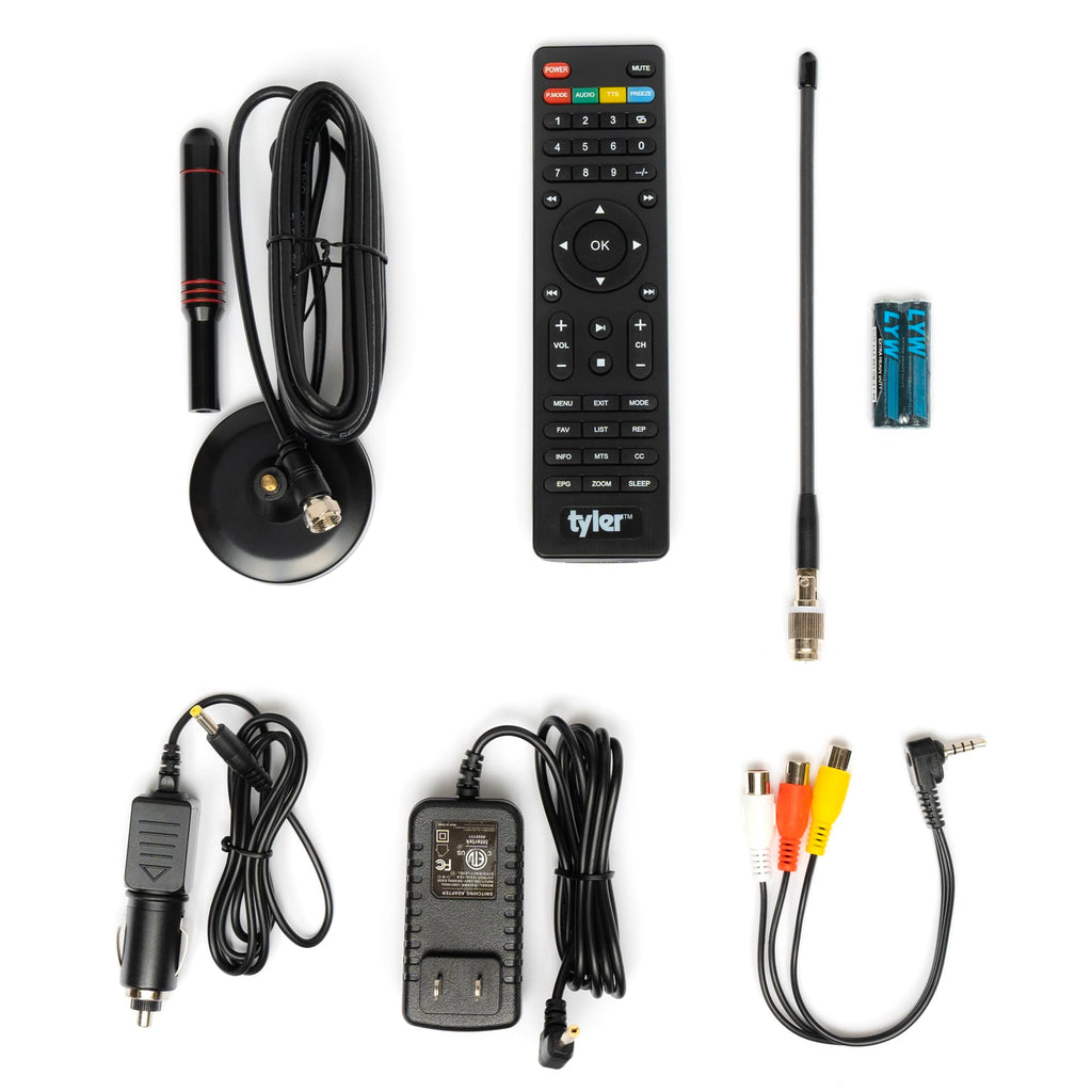 13.3” Portable TV LCD Monitor 1080P Rechargeable Lithium Battery I4621