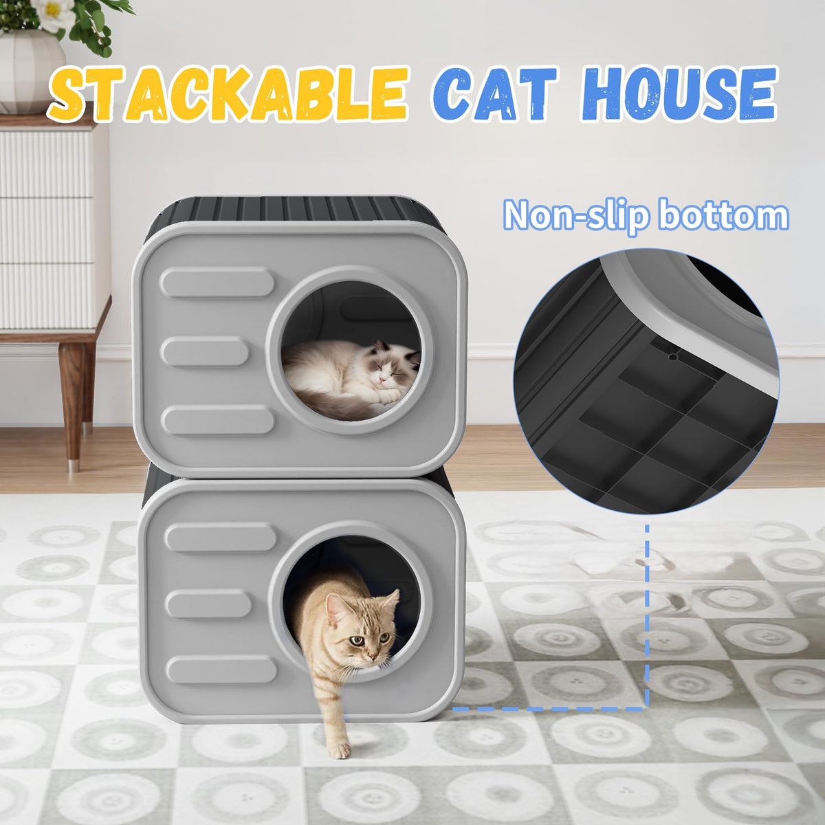 Weatherproof Outdoor Cat House F296115