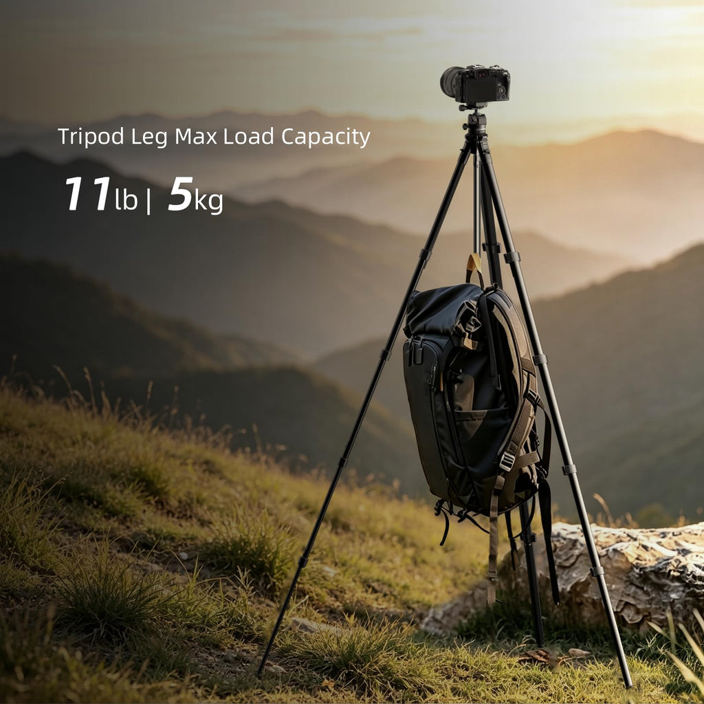 72" Lightweight Aluminum Camera Tripod with Ball Head and Carry Bag S672