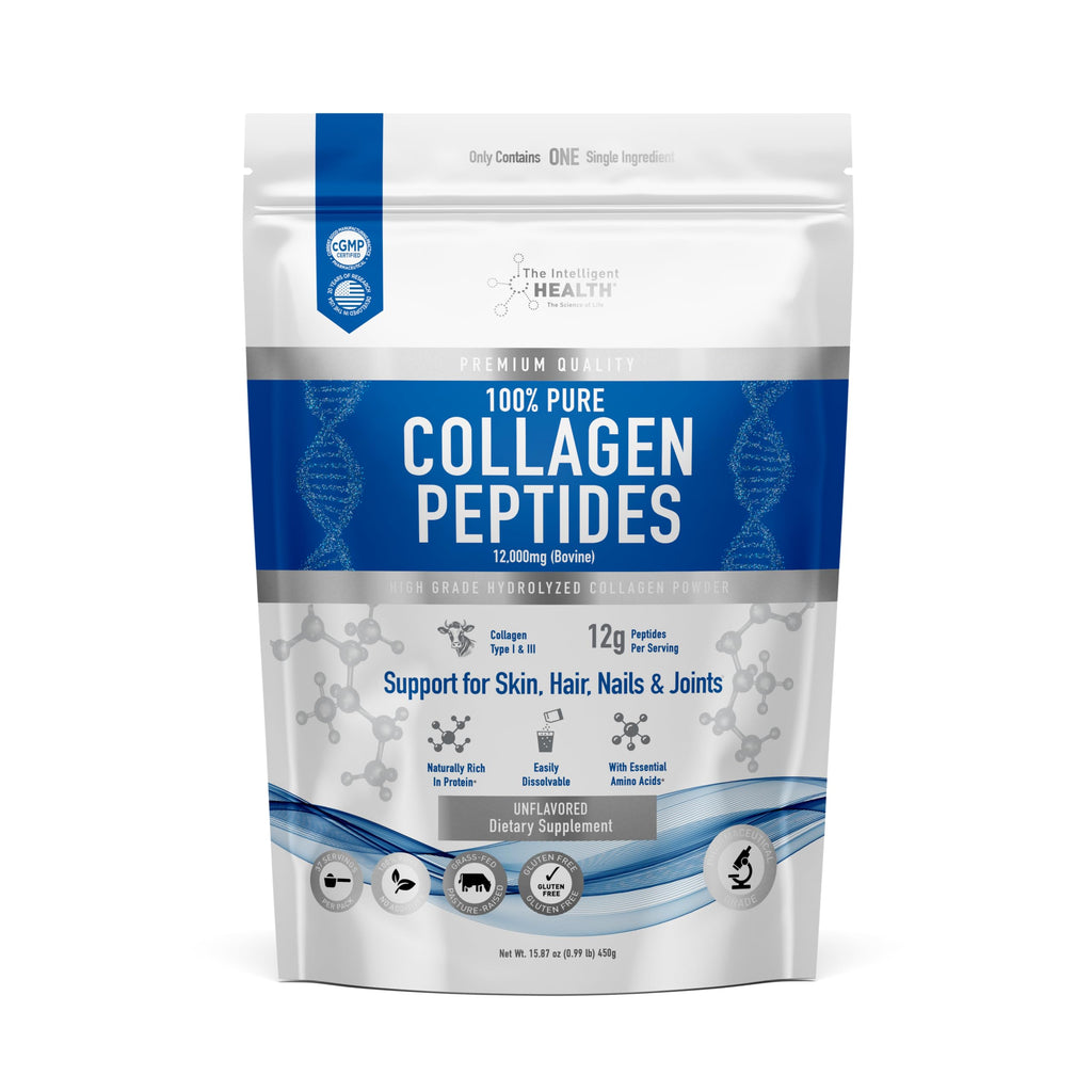 Collagen Peptides Powder, Hydrolyzed Type I & III, 45 Servings G568